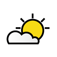 abbastanza soleggiato